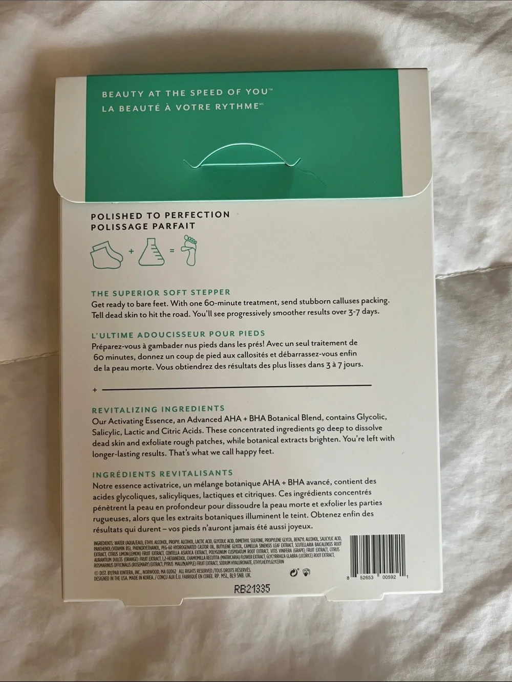 Patchology PoshPeel Pedi Cure Foot Peel -  Set of 4 Treatments